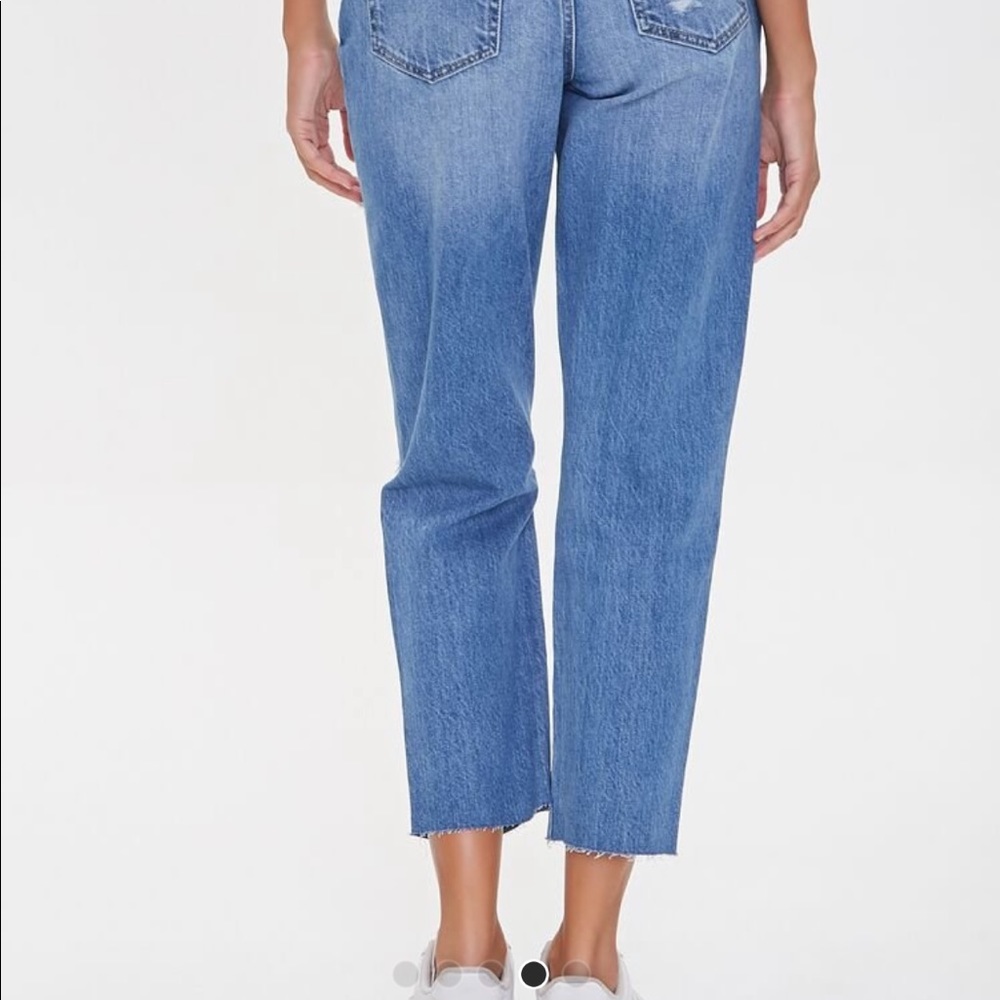 High waisted mom jeans